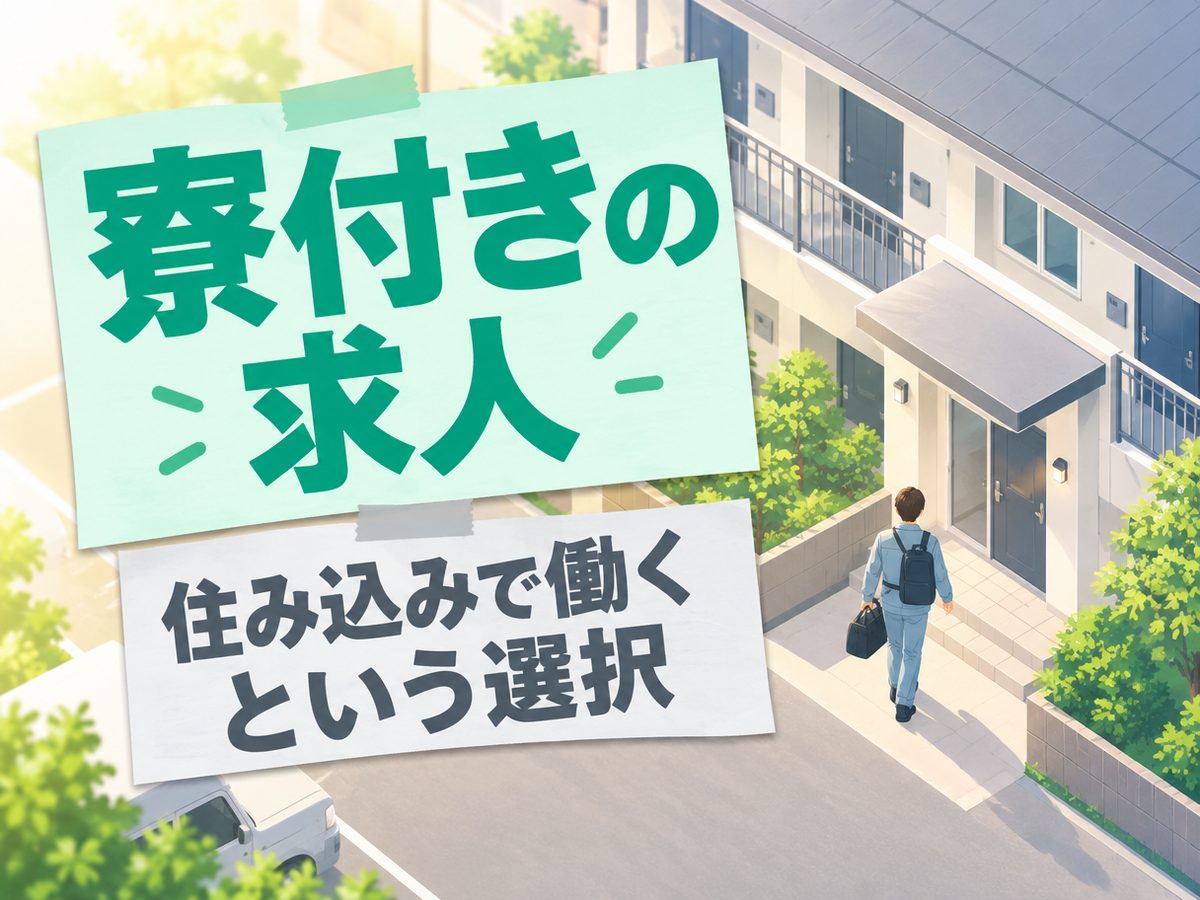 軽作業・検査・ピッキング(住み込み)(寮付き・住み込みのお仕事のイメージ)