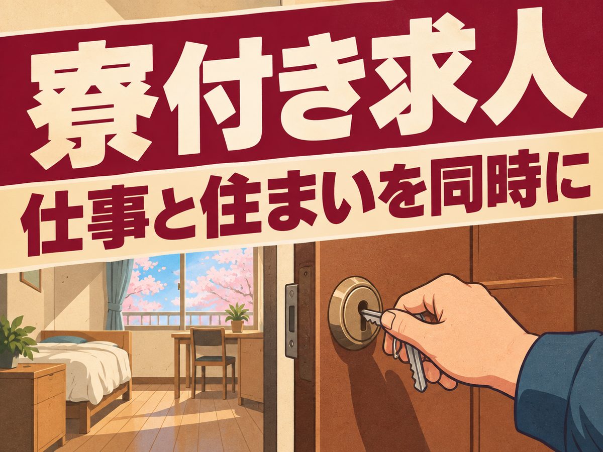 軽作業・検査・ピッキング(住み込み)(寮付き・住み込みのお仕事のイメージ)