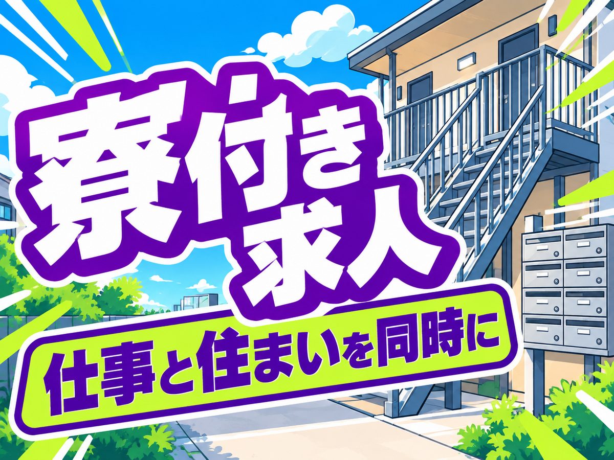 組み立て・組付け・マシンオペレーター・塗装(住み込み・即入寮)(寮付き・住み込みのお仕事のイメージ)