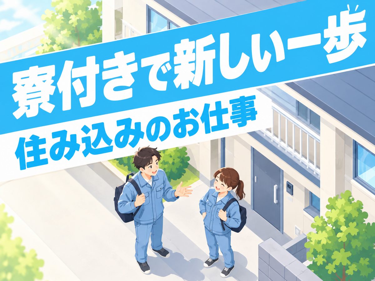 検品・検査(住み込み・即入寮)(寮付き・住み込みのお仕事のイメージ)