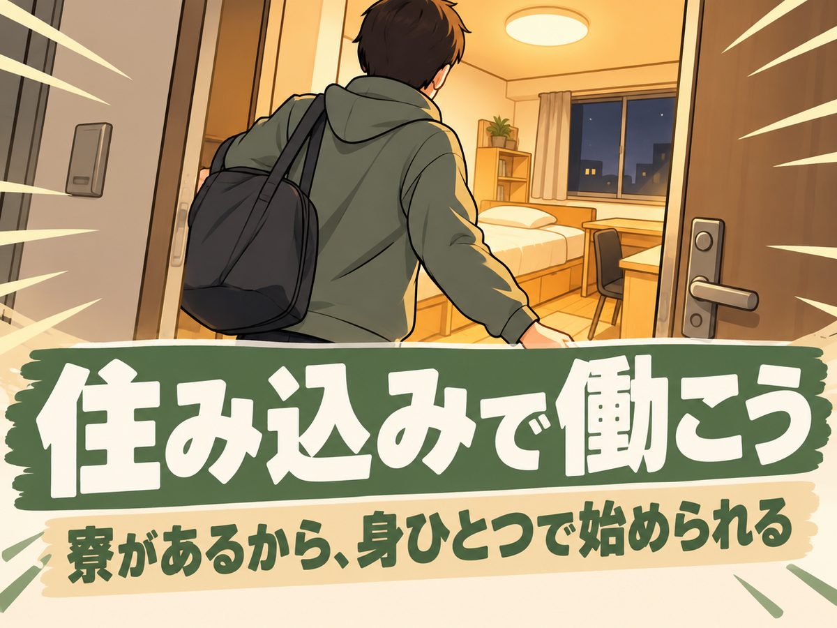 マシンオペレーター(住み込み)(寮付き・住み込みのお仕事のイメージ)