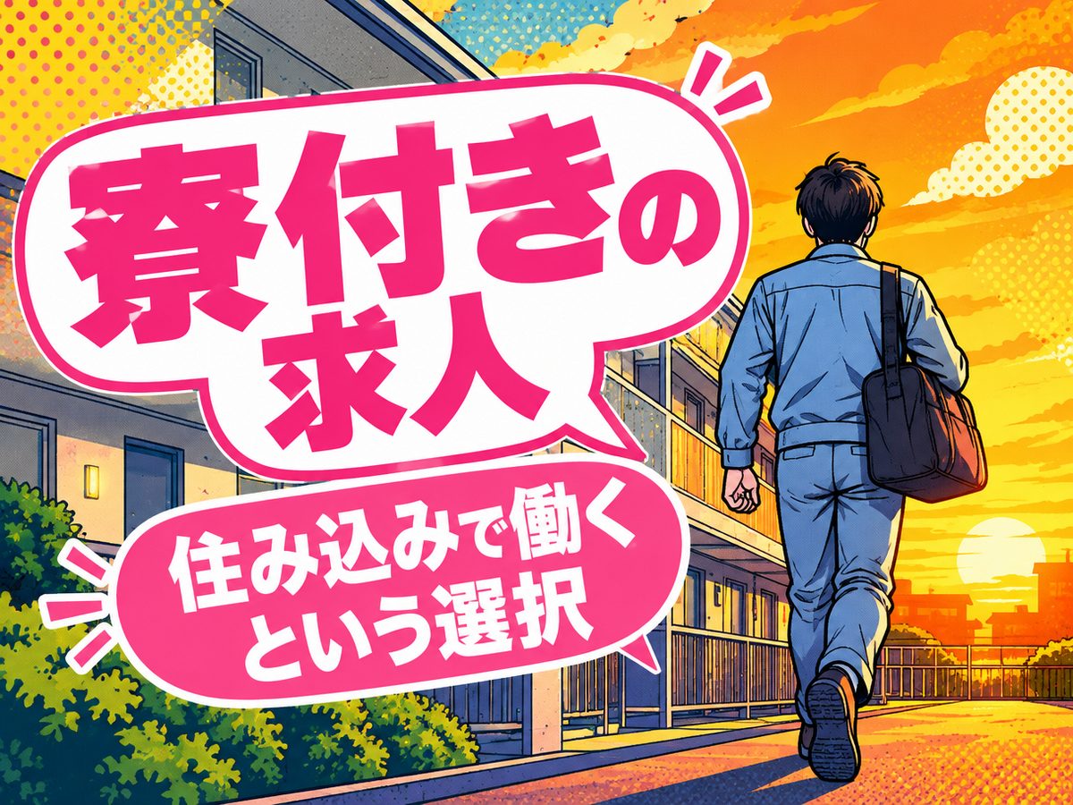 クレーン・フォークリフト・運搬(住み込み)(寮付き・住み込みのお仕事のイメージ)